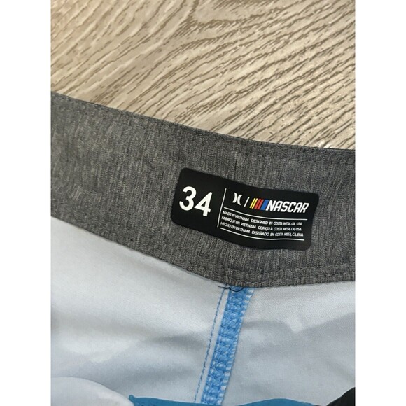 Hurley x Nascar Mens Phantom Eco Nascar Racetrack Board Shorts Swim Size 34 - Picture 5 of 7